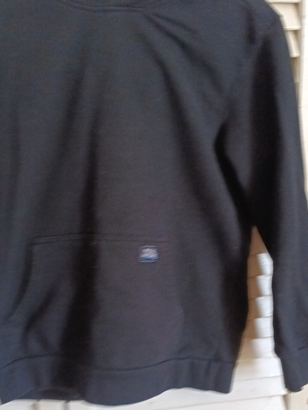 Unbranded Kids Black Crewneck Sweatshirt with Pocket